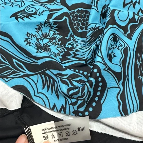 Women Two Piece Swimsuit Tummy Control Bathing Suit Swimwear Plus‎ Size 18W - Picture 4 of 4